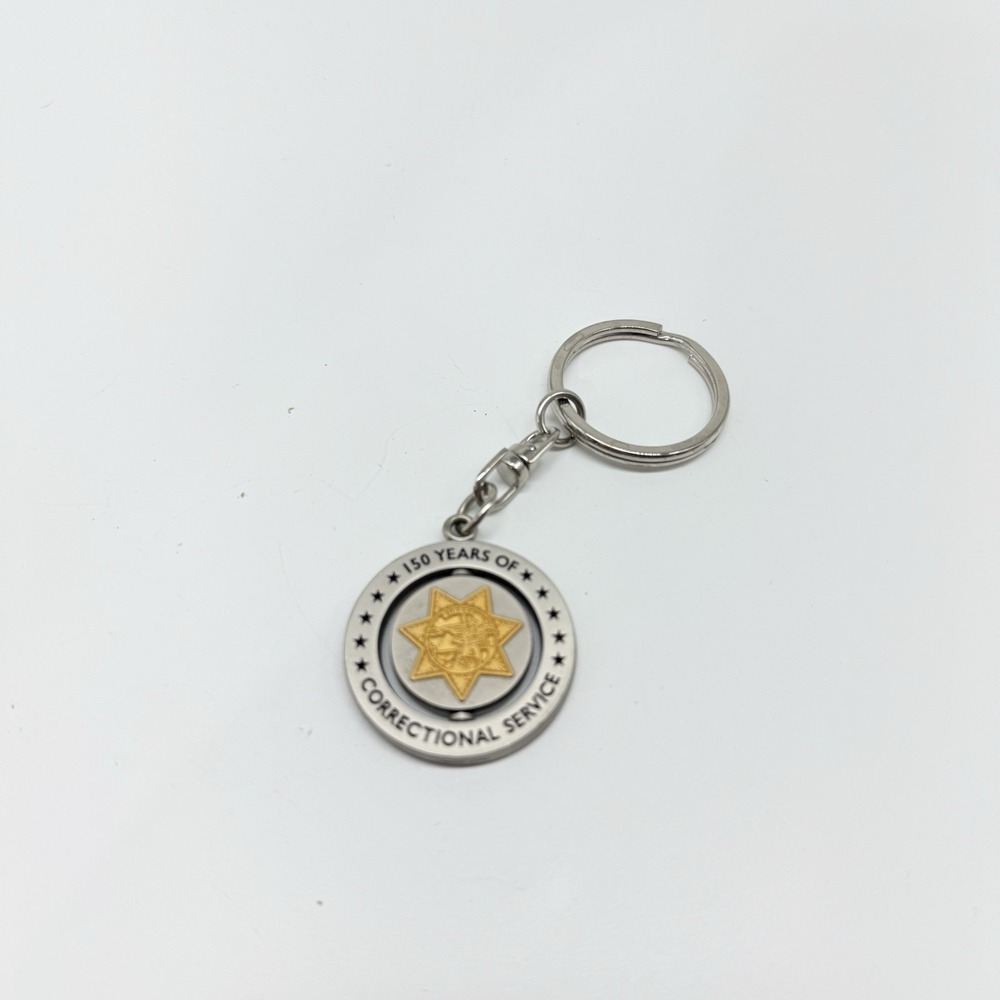 California Correctional Peace Officers Association CCPOA Keychain 150 Yr Service